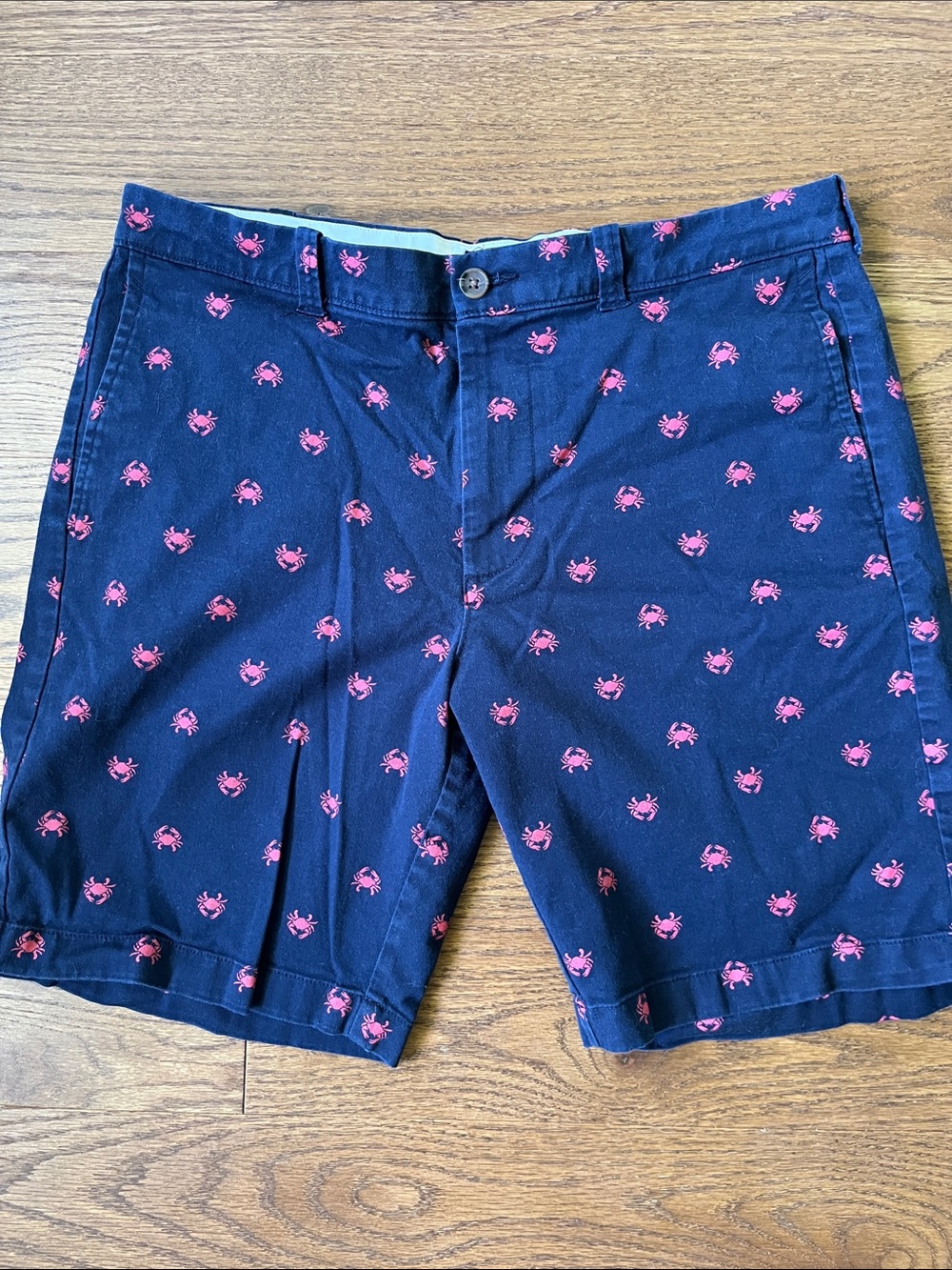 J Crew Men’s Crab-Print Shorts.